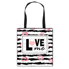 Sexy Red Lips Women Shoulder Bag for Travel Girls Handbag