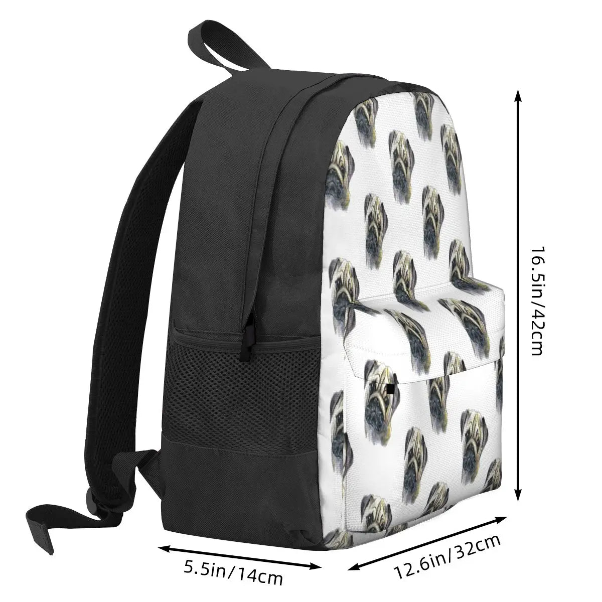 Shar-Pei Dog Backpacks Men's and Women's Anime Backpack
