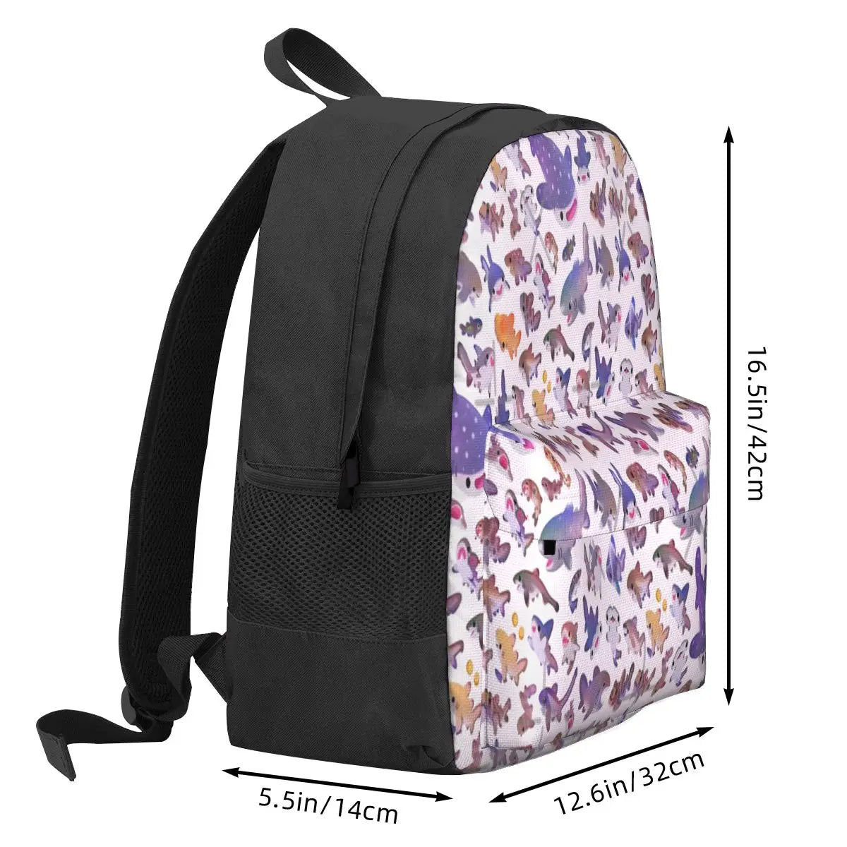 Shark Day2 Backpack School Bag Girl