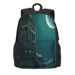 Sharks In The Water Backpacks Men's Backpacks Bags For Women