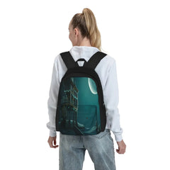 Sharks In The Water Backpacks Men's Backpacks Bags For Women