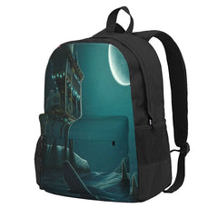 Sharks In The Water Backpacks Men's Backpacks Bags For Women