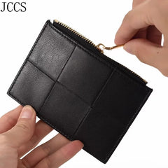 Sheepskin Womens Wallets Folded Purses Leather Purse