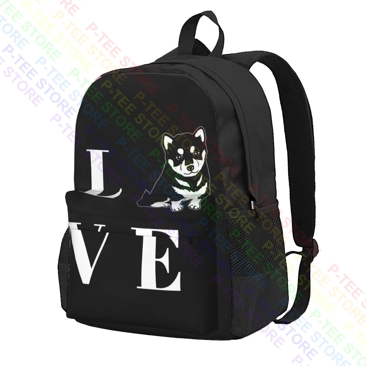 Shiba Inu Lover Dog Backpack Bookbag Multi-function