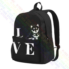 Shiba Inu Lover Dog Backpack Bookbag Multi-function