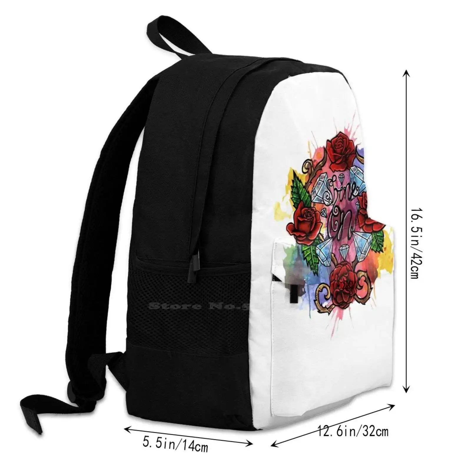 Shine On You Crazy Diamond Backpack Laptop 15 Inch