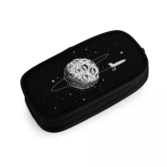 Shinning Star River Pattern Boys Pencil Box Girls Pen Box Women Organizer Bag