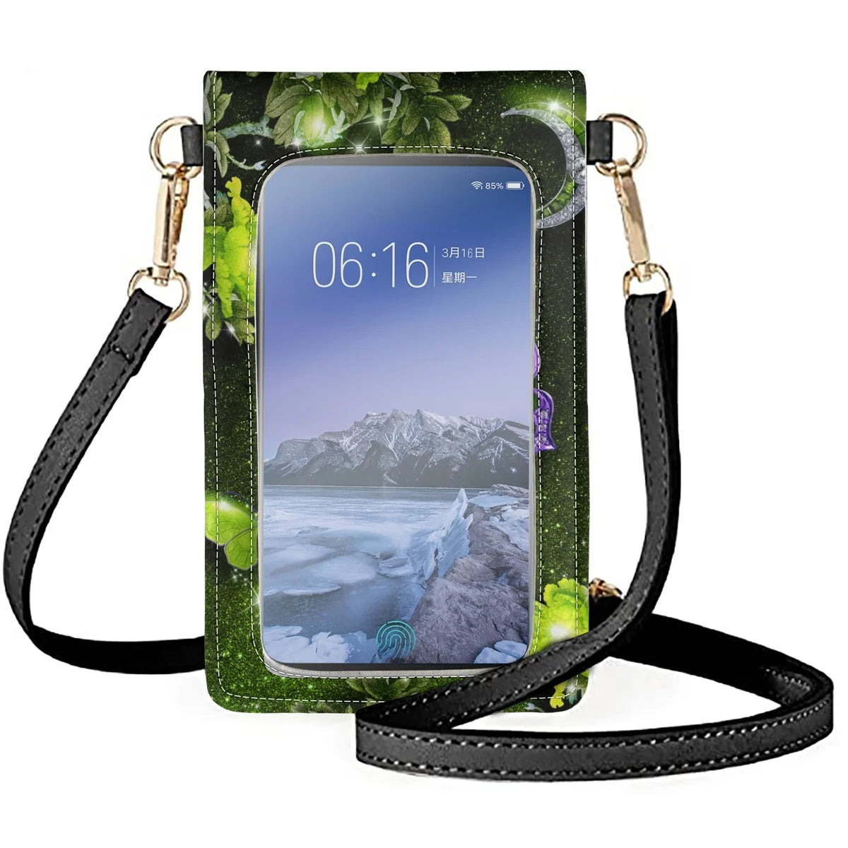 Butterfly Women's Shoulder Bag Diagonal Decoration Anti-friction