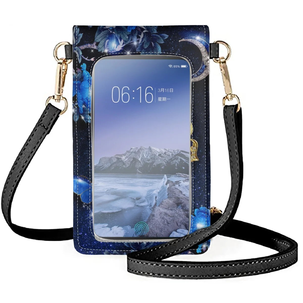 Butterfly Women's Shoulder Bag Diagonal Decoration Anti-friction