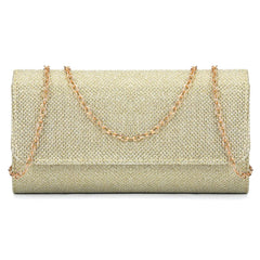 Mesh Clutch Purse Dinner Bag Square Shape Handbag For Female Party