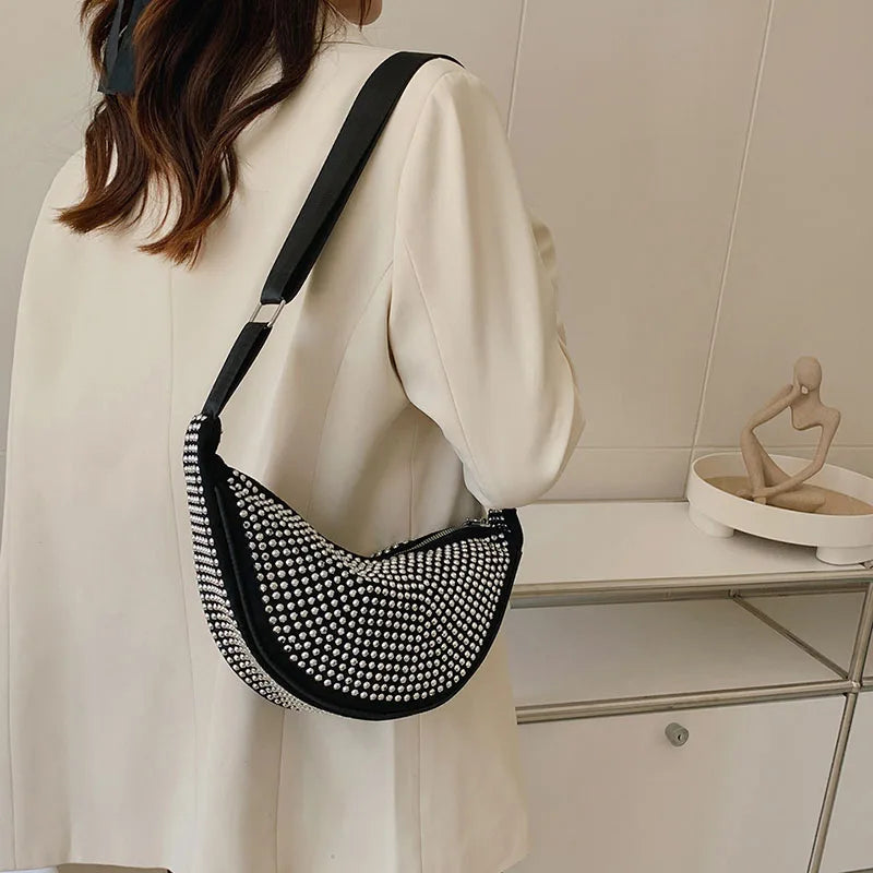 Canvas Crossbody Bag Women Casual Travel Chest Satchel Tote Summer Shoulder Pack