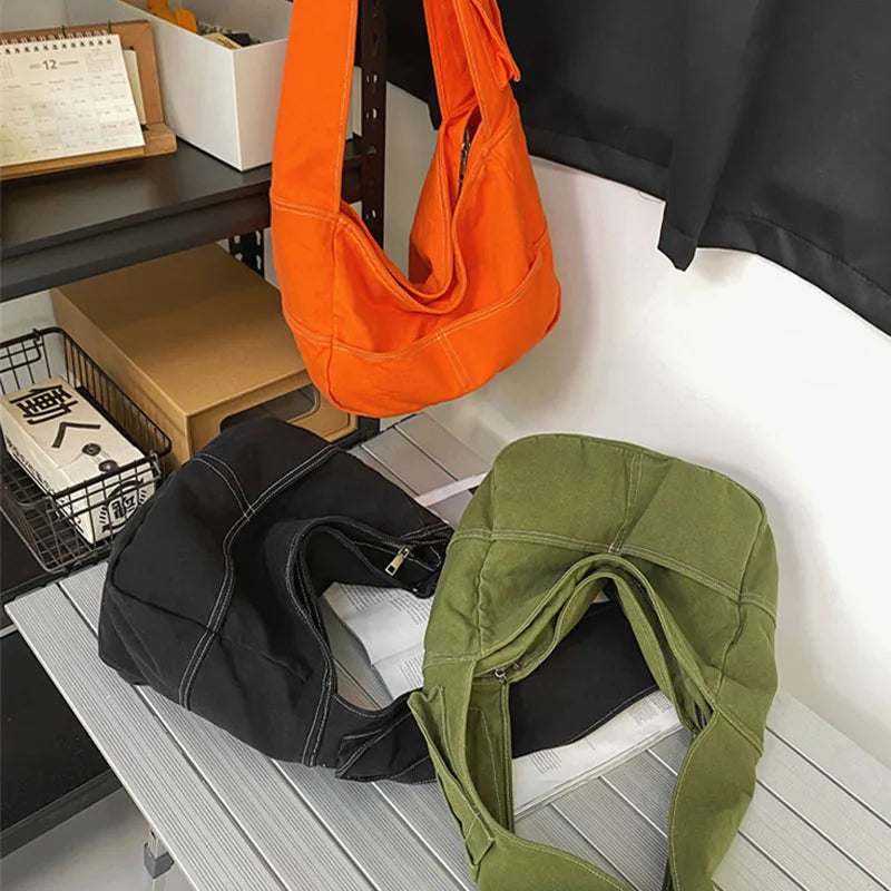 Large Capacity Canvas Women's Tote Shoulder Bag