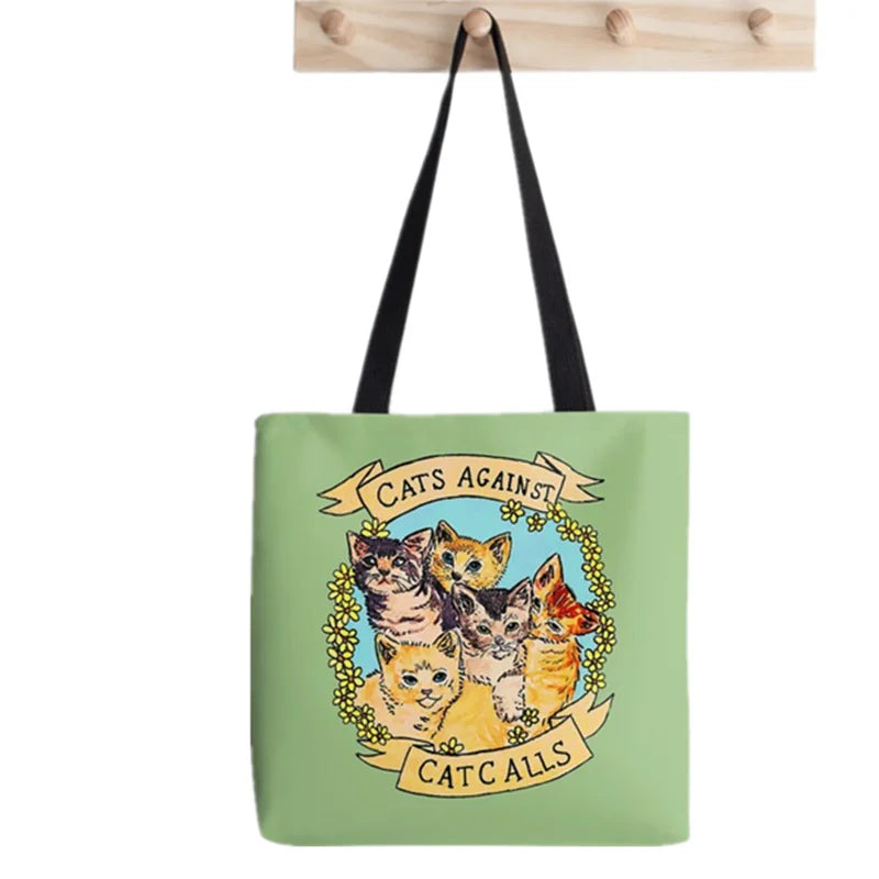 Shopper Cats Against Cat Calls Tote Bag