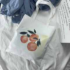 Canvas Beach Shoulder Tote Bag for Women