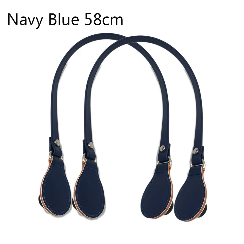 Short Long PU Flat Handle for O Bag Handbags