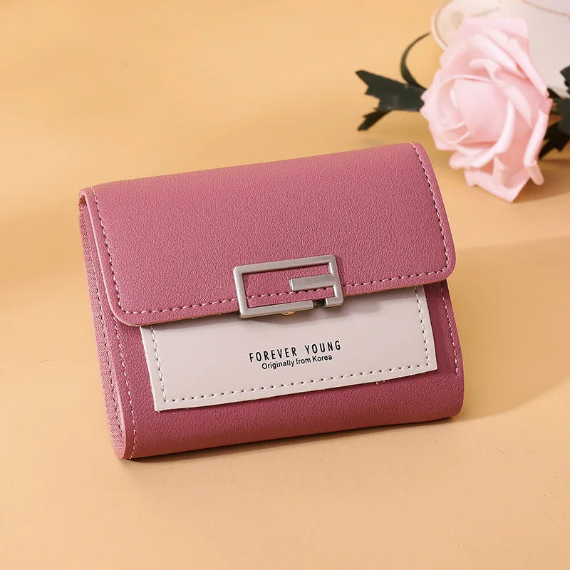 Patchwork Wallet Women Purse Mini Wallets Students Lovely Purse Small Wallet