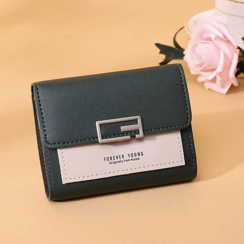 Patchwork Wallet Women Purse Mini Wallets Students Lovely Purse Small Wallet