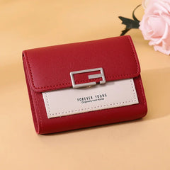 Patchwork Wallet Women Purse Mini Wallets Students Lovely Purse Small Wallet