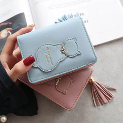 Short Tassel Wallet Women Purse Mini Wallets