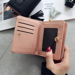 Short Tassel Wallet Women Purse Mini Wallets