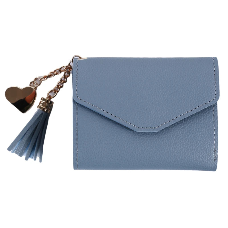 Short Tassel Wallet Women Purse Mini Wallets Students Lovely Purse