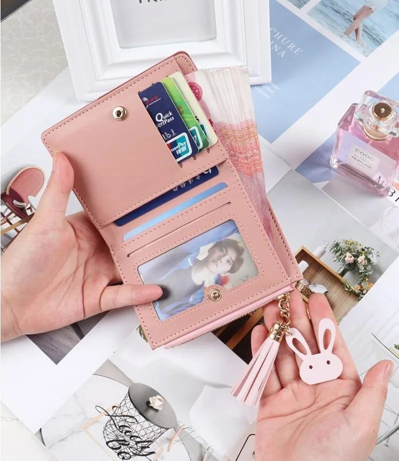 Tassel Wallet Women Purse Female Mini Wallets Lovely Small Wallet