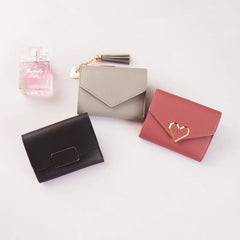 Tassel Small Fresh Folding Wallet for Students