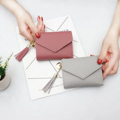 Tassel Small Fresh Folding Wallet for Students
