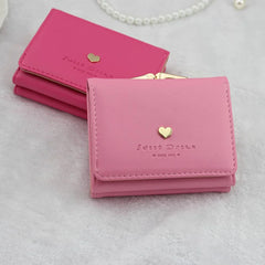 Small Fresh Women's Wallet Three-Fold Zero Wallet