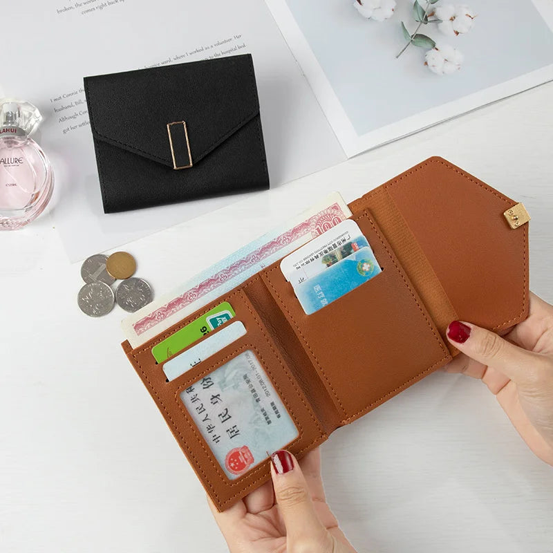 Small Women's Wallet Three Fold Card Wallet