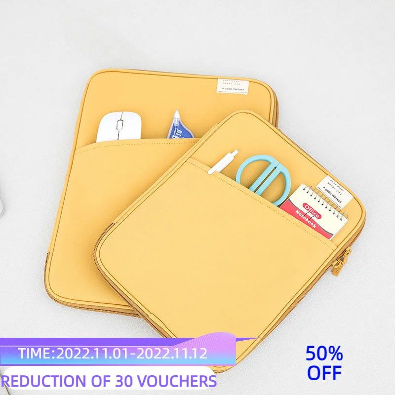 Waterproof Polyester Document Bags - Organized Tote for Notebooks