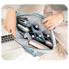 Waterproof 14 inch Laptop Bag Solid Notebook Briefcase