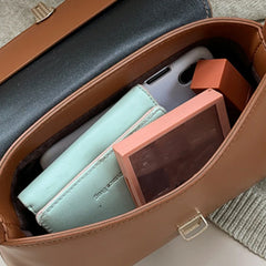 Retro Casual Lady Shoulder Bag PU Leather