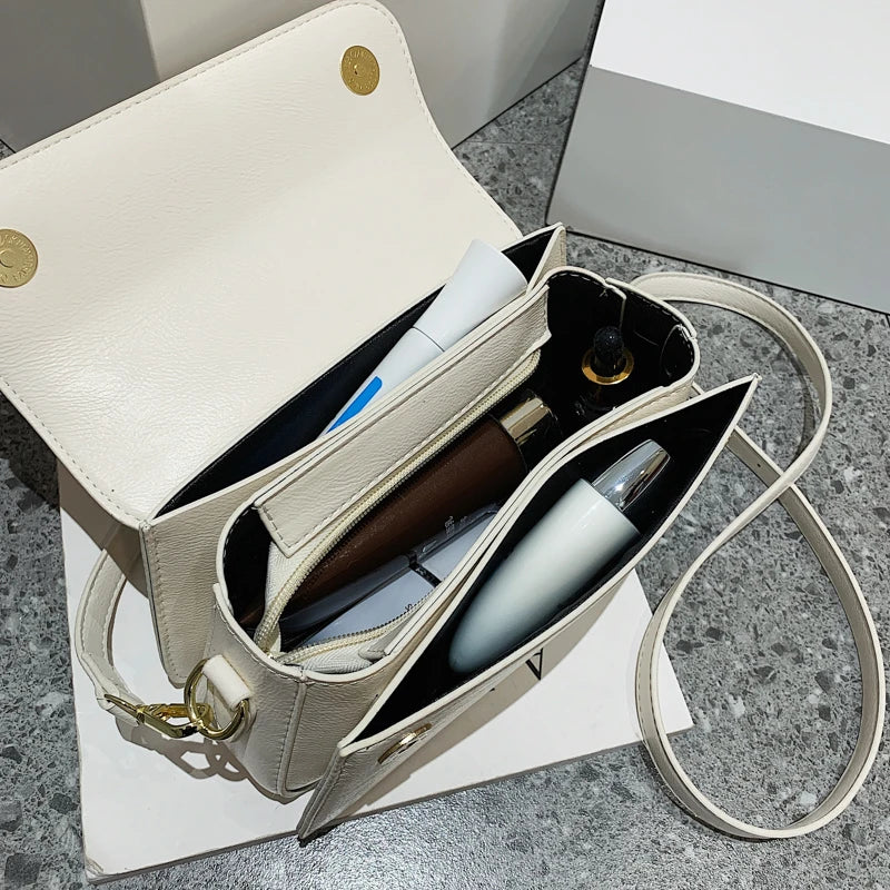Women Crossbody Bag Retro PU Leather Shoulder Purse