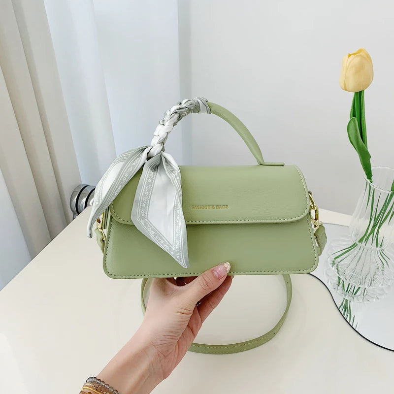 Women Crossbody Bag Retro PU Leather Shoulder Purse