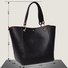 Shoulder Bag Leather Solid Composite Bag Hot Handbag Women Large Tote Bags