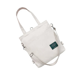 Solid Crossbody Tote Shoulder Bag for Women
