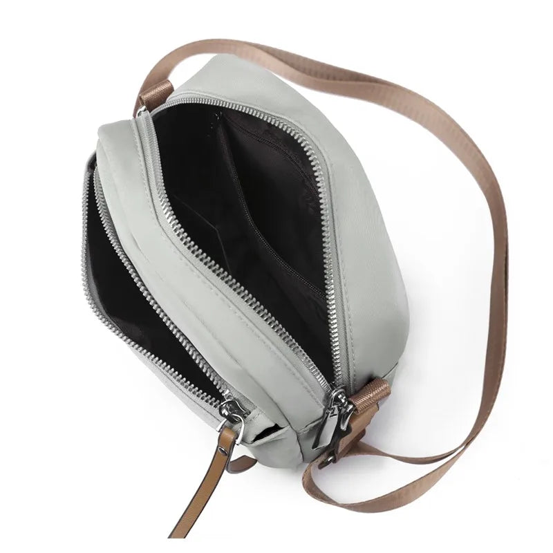 Waterproof Nylon Shoulder Bag Tote Small Handbag