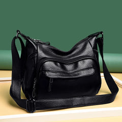 Summer PU Leather Crossbody Tote Bag Large Capacity