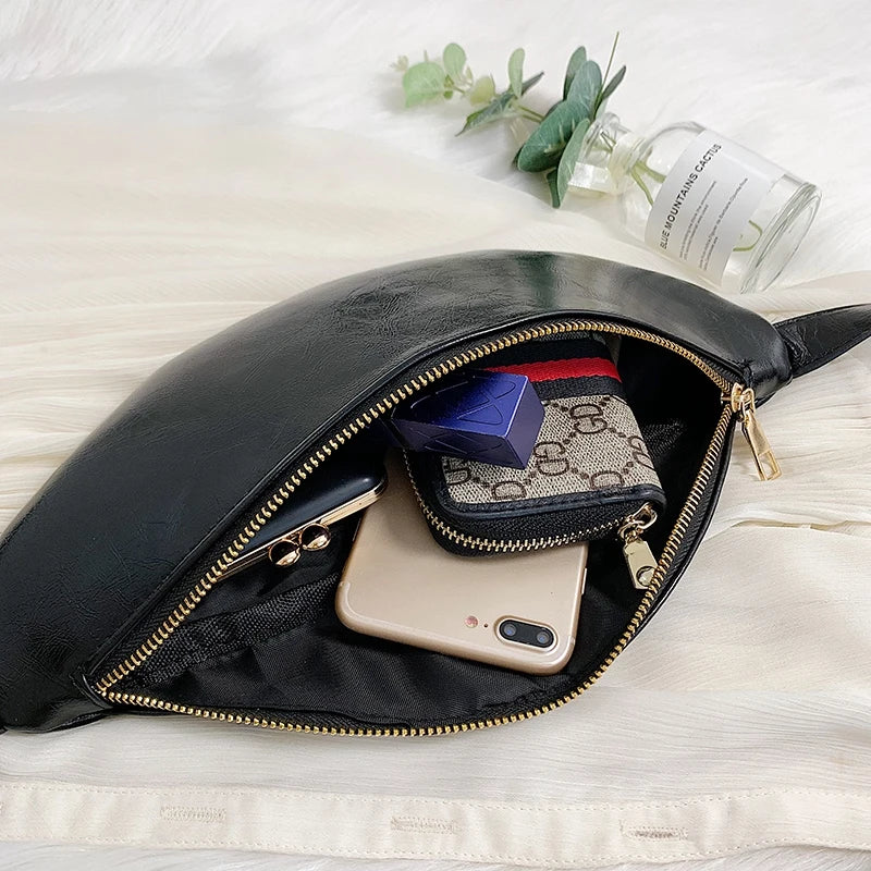 Unisex PU Leather Messenger Bag Travel Versatile Package