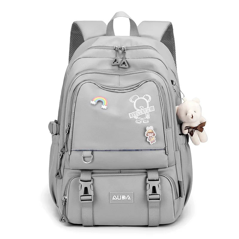 Kids Shoulder Bag Waterproof Nylon Backpack for School