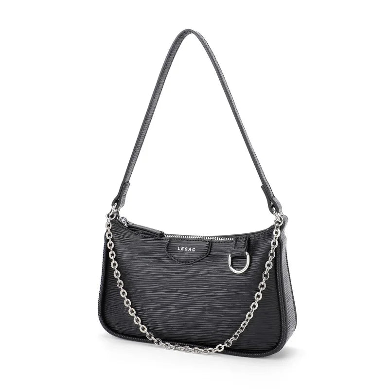 Shoulder Bag Women's Pu Leather Chain Messenger Bag Large Capacity Waterproof