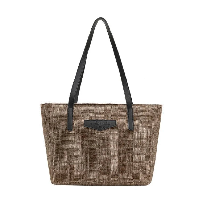 Women's Shoulder Bag Autumn Winter Large Tote Solid Handbag