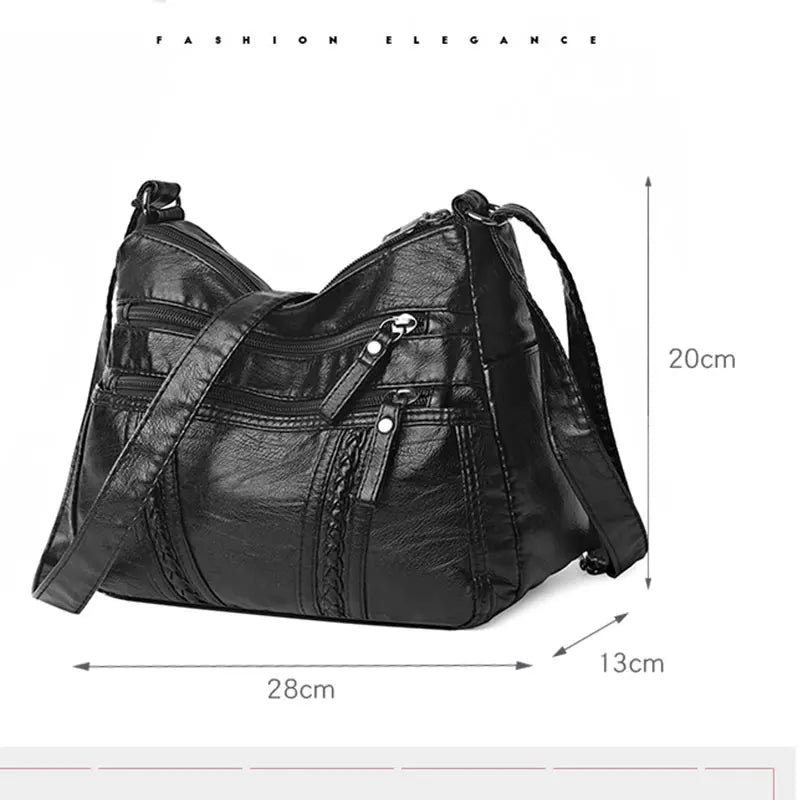 Women's Crossbody Handbag PU Leather Shoulder Bag