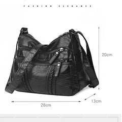 Women's Crossbody Handbag PU Leather Shoulder Bag