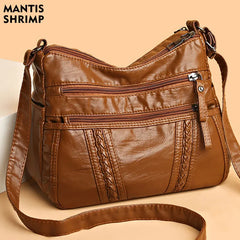 Women's Crossbody Handbag PU Leather Shoulder Bag