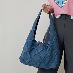 Denim Shoulder Bag for Women High Sense Tote Bag