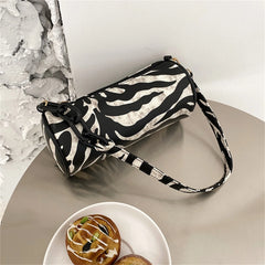 Animal Pattern Round Bag Shoulder Messenger Bag