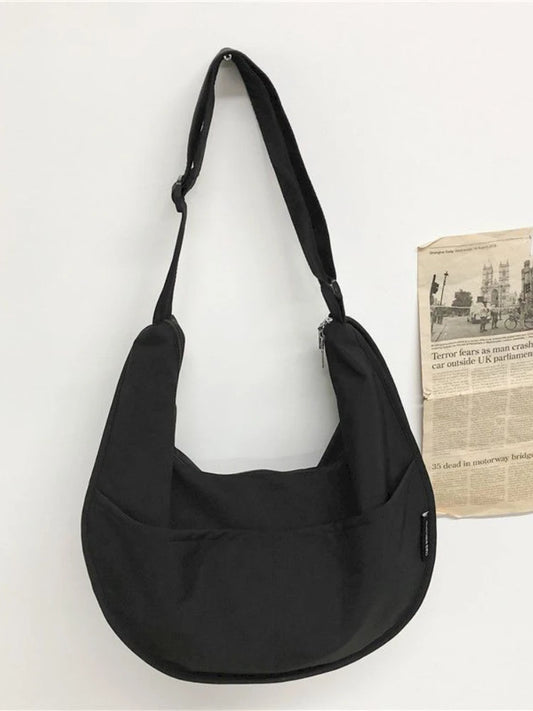 Men's Large-capacity Messenger Bag Student Nylon Oxford Cloth Shoulder Bag