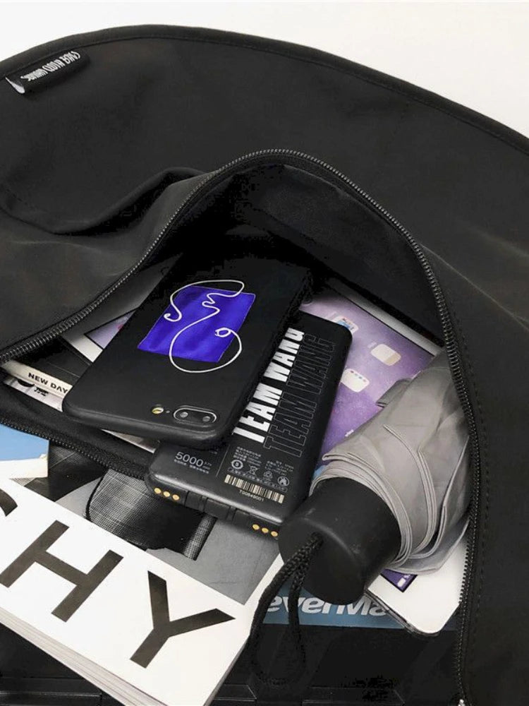 Men's Large-capacity Messenger Bag Student Nylon Oxford Cloth Shoulder Bag